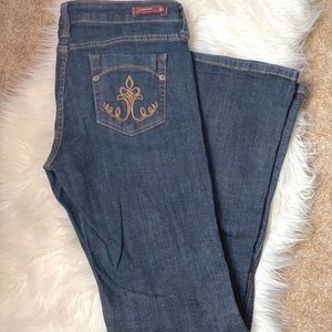 Dark Wash Denim Bootcut Jeans 👖